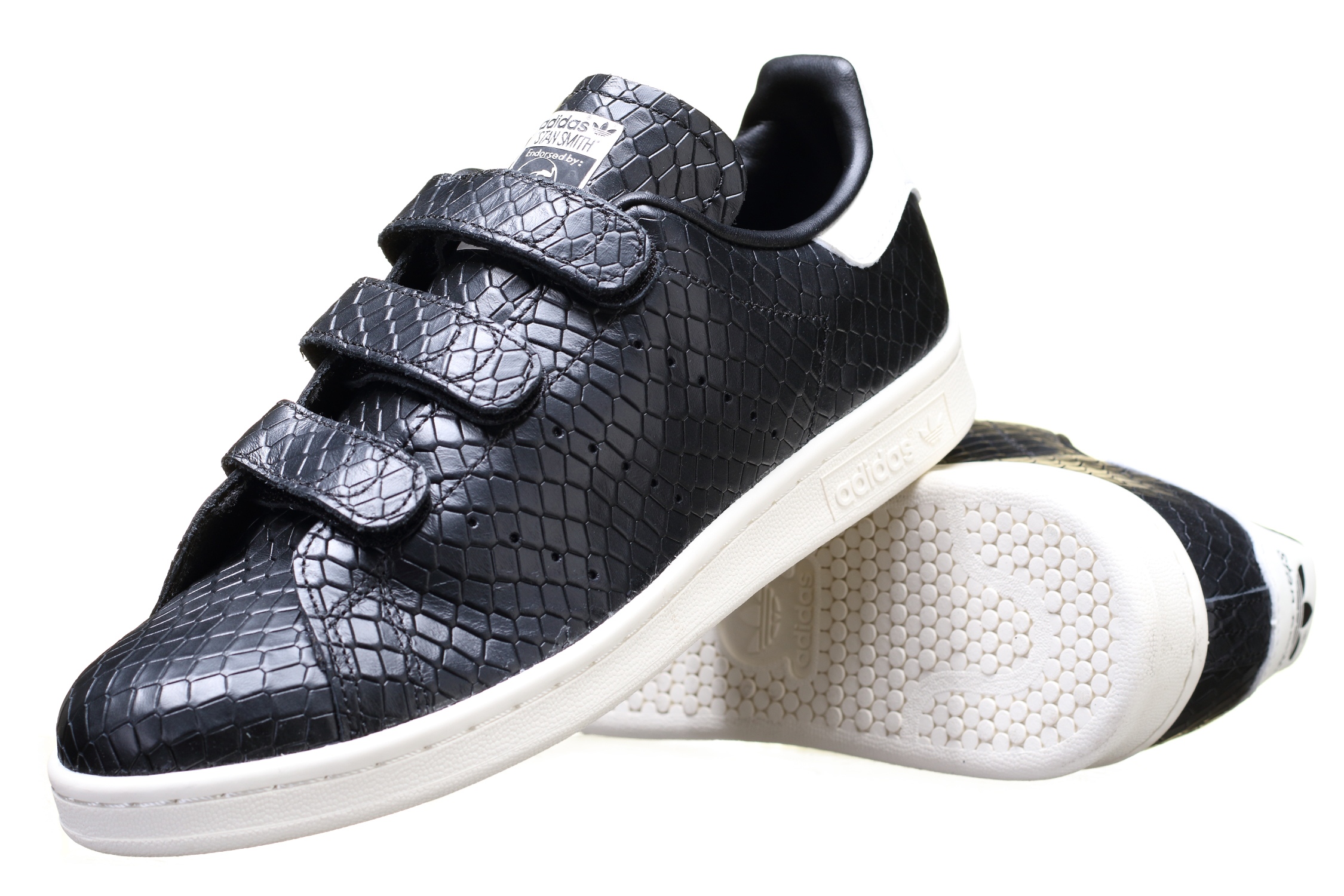 Stan smith noir croco a scratch on sale